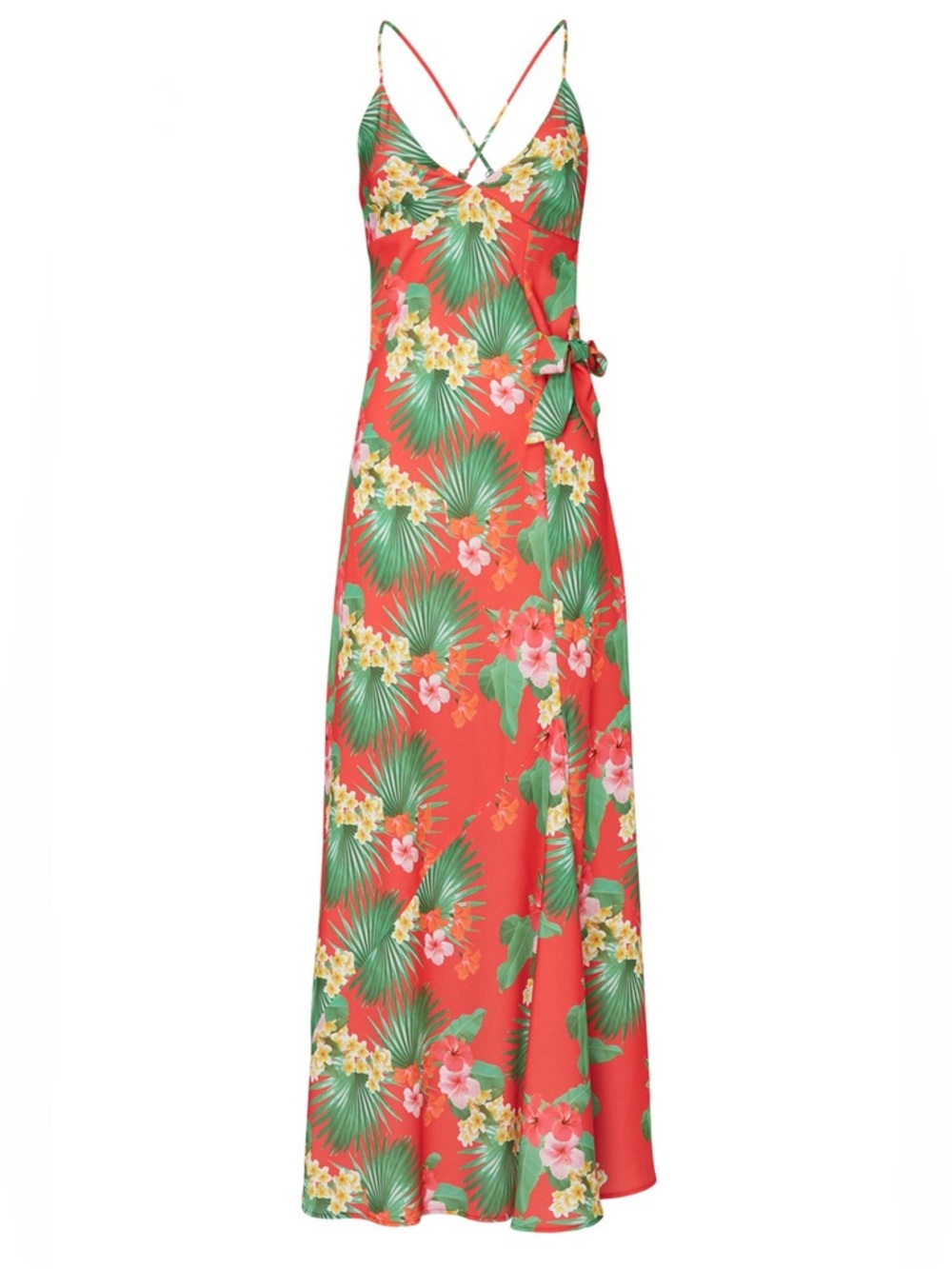 Viva Aviva Ixora Hawaiian Slip Dress Size: 4